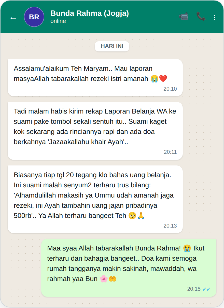 Testimoni Suami Makin Sayang
